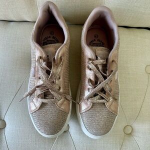 Rose Gold Sparkly Sneakers Urban Brand B30